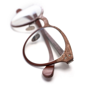 Lucas de Stael Stratus Thin Split Stone & Leather Eyeglasses in Chicago